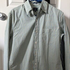 J crew plaid button down dress shirt
